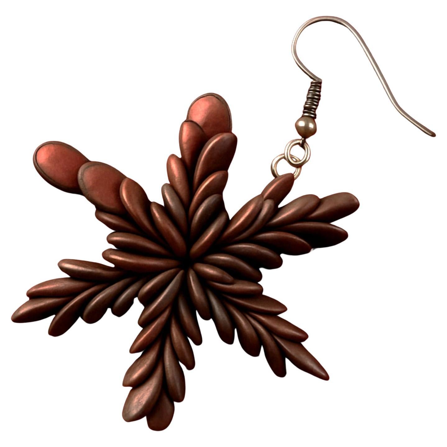 Orecchini di tamarindo selvatico - Natural Elegance realizzata a mano