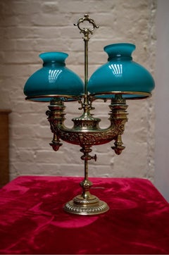 Wild & Wessel Unusual Double Student Lamp