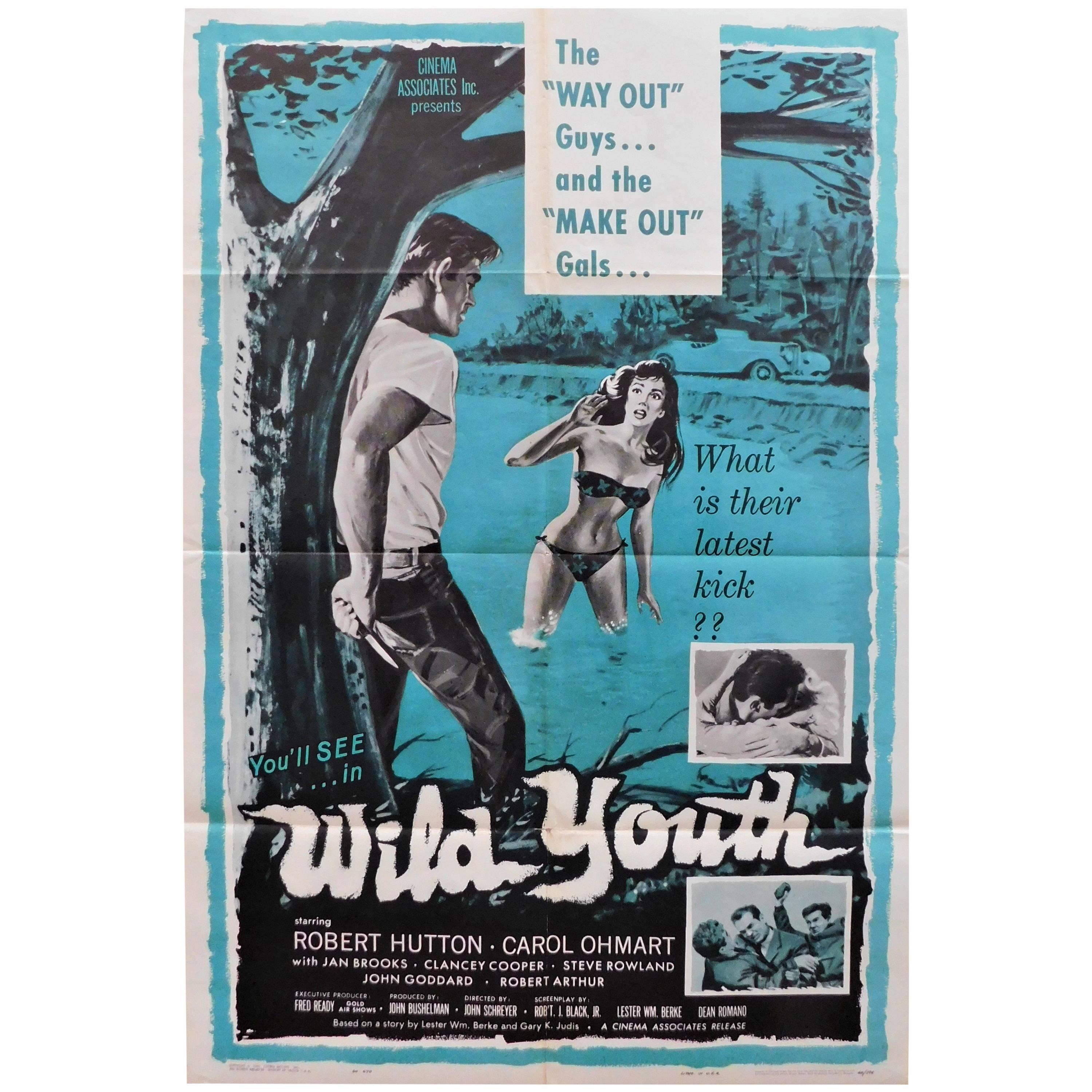 "Wild Youth" 1960 Original Movie Poster