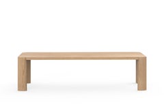 Modern Wilderness Dining Table, American Oak, Handmade in Portugal by Greenapple