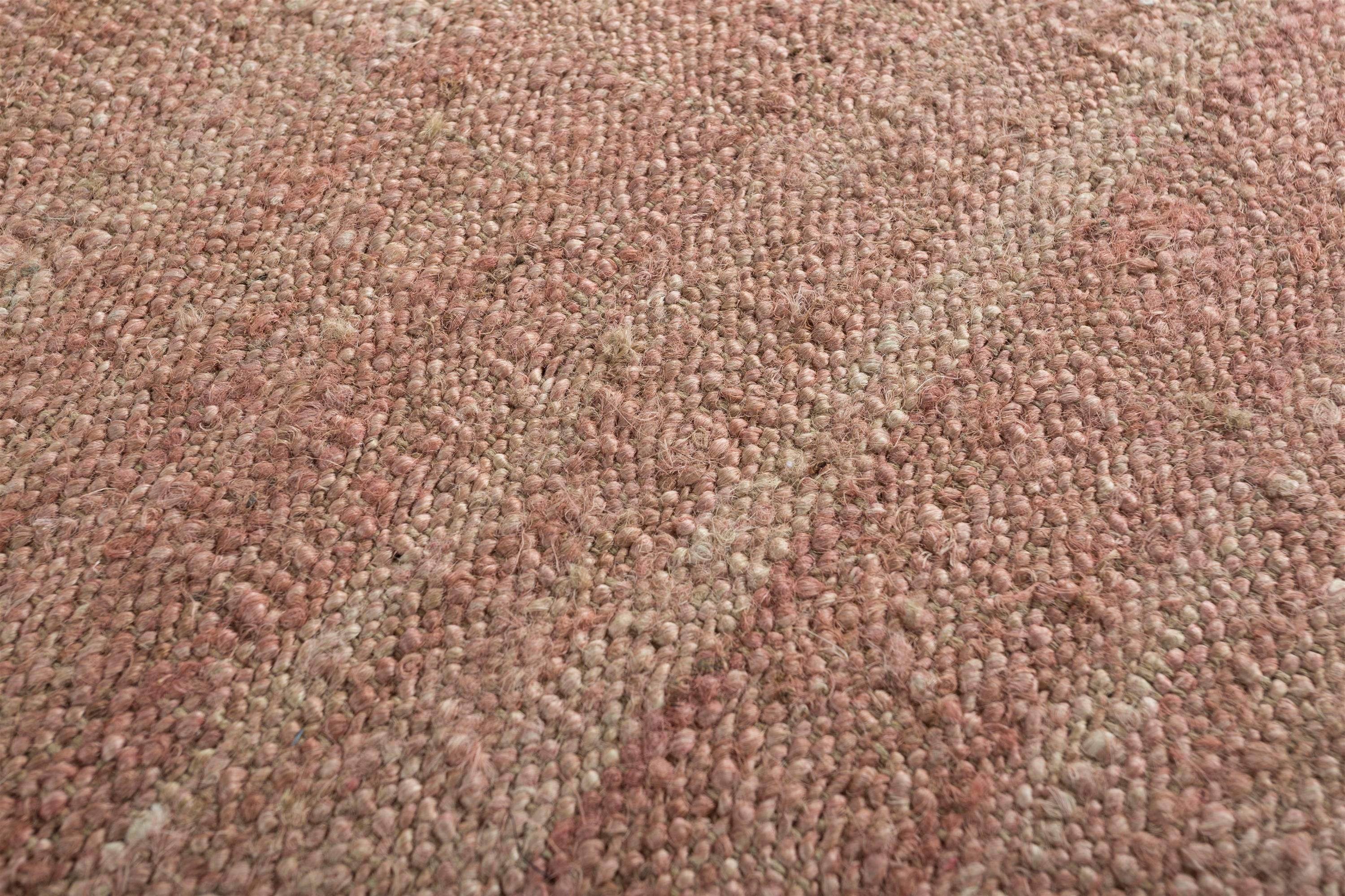 Modern Wilderness Symphony Light Coral & Burnt Brick 150x240 cm Flatweave Rug For Sale