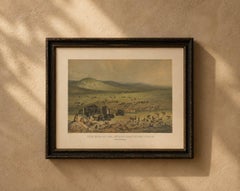 Animali selvatici della steppa dell'Asia centrale - Litografia antica di Nature, 1883