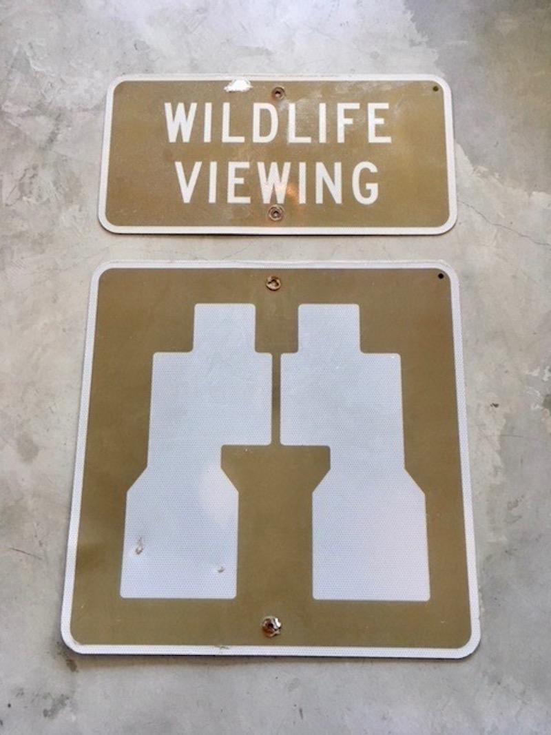 American Wildlife Viewing State Park Sign