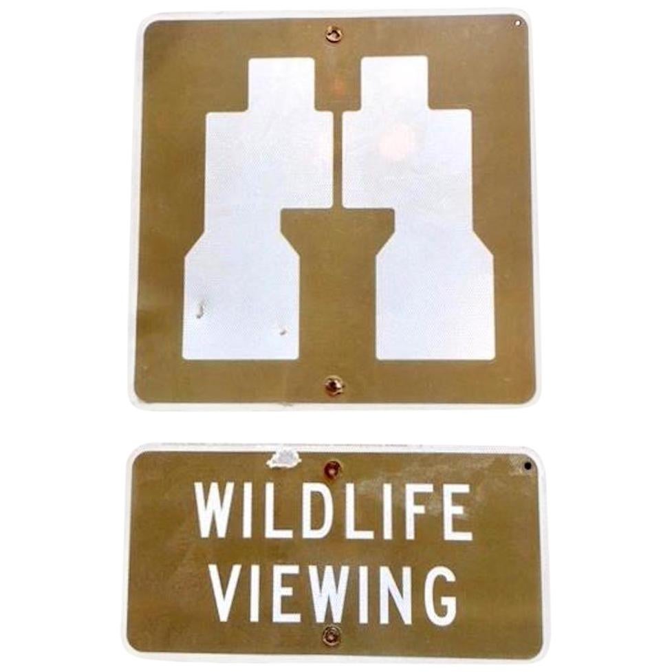 Wildlife Viewing State Park Sign