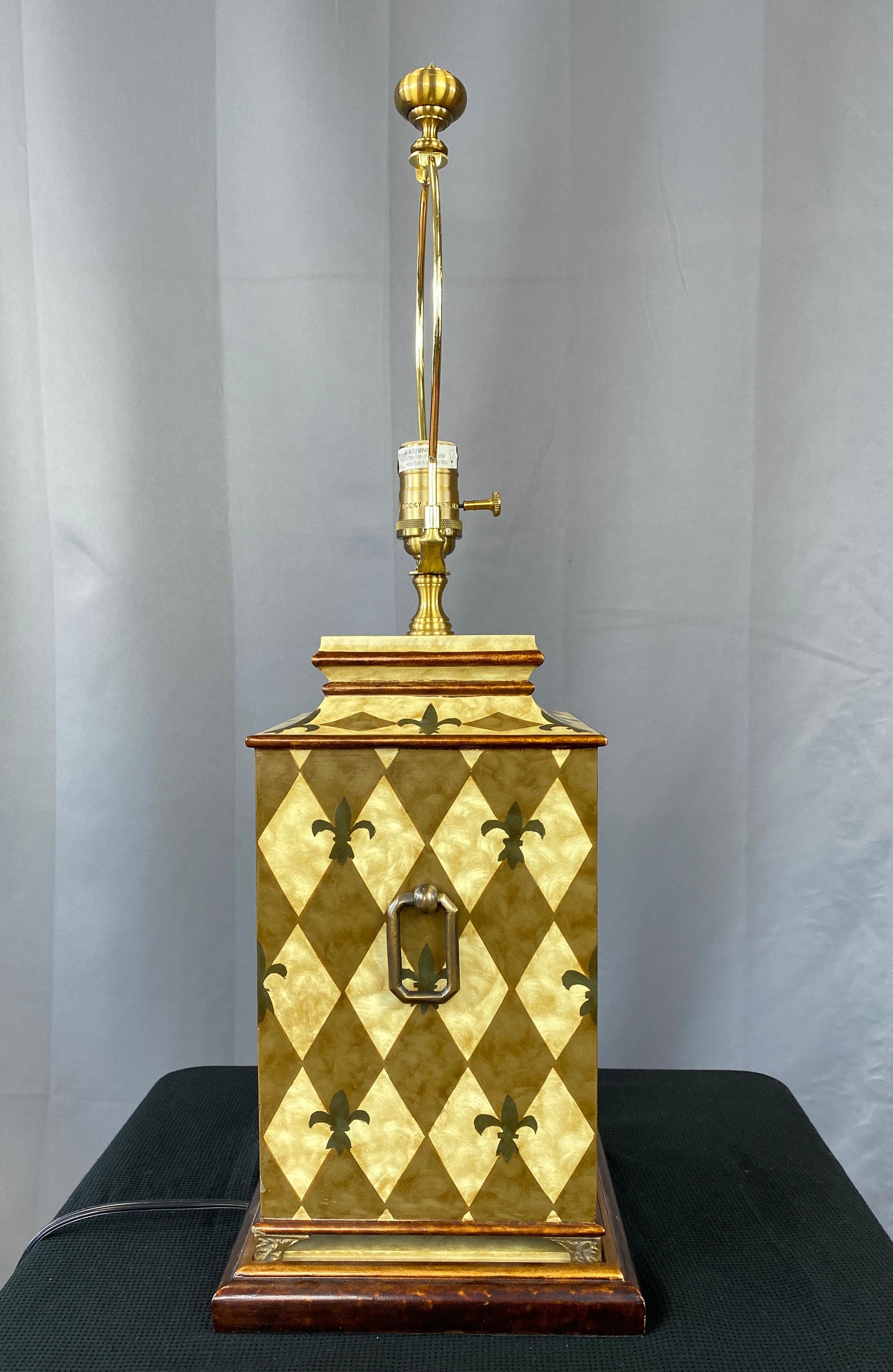 American Wildwood Florentine Style Table Lamp For Sale