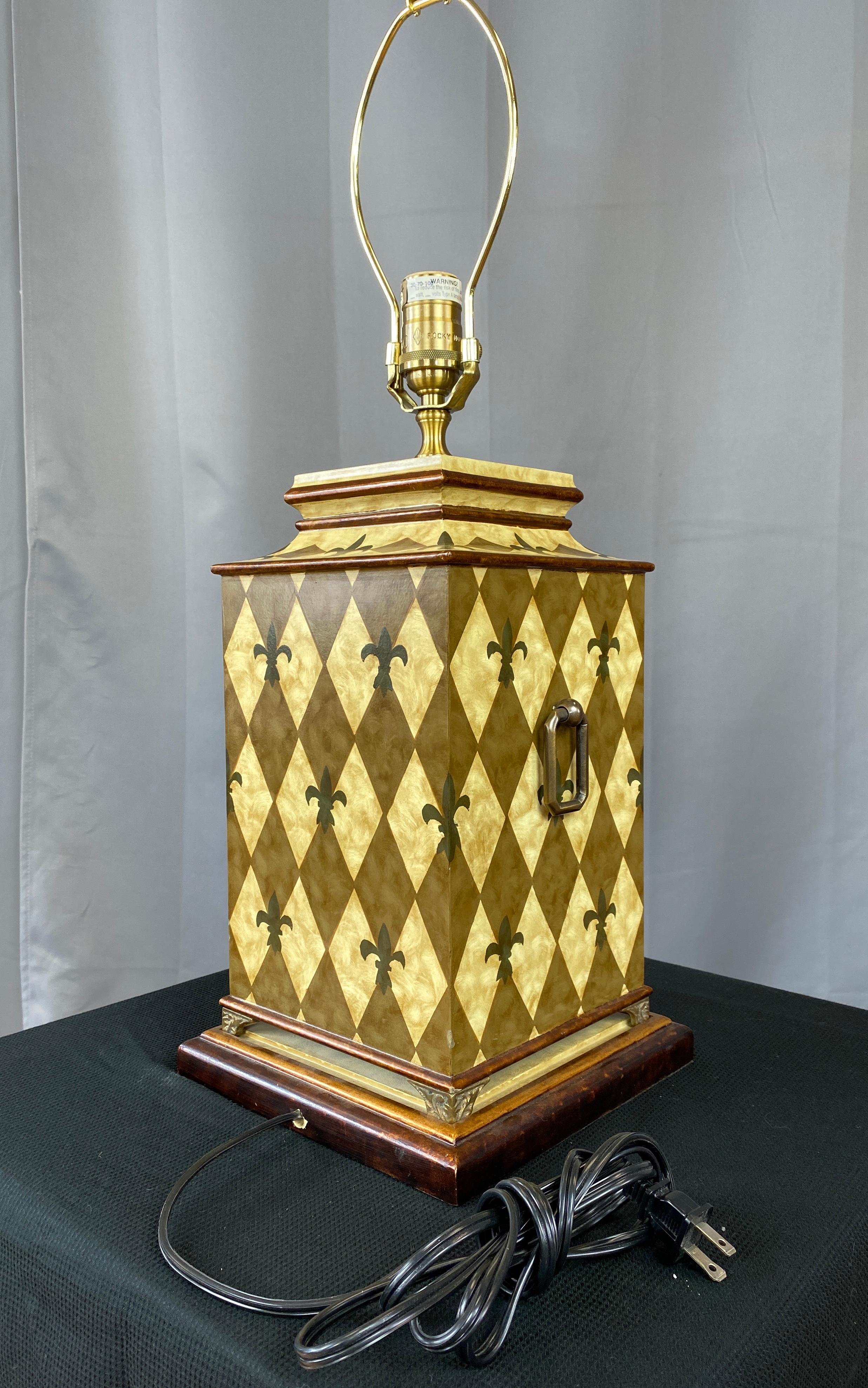 Wildwood Florentine Style Table Lamp In Good Condition For Sale In San Francisco, CA