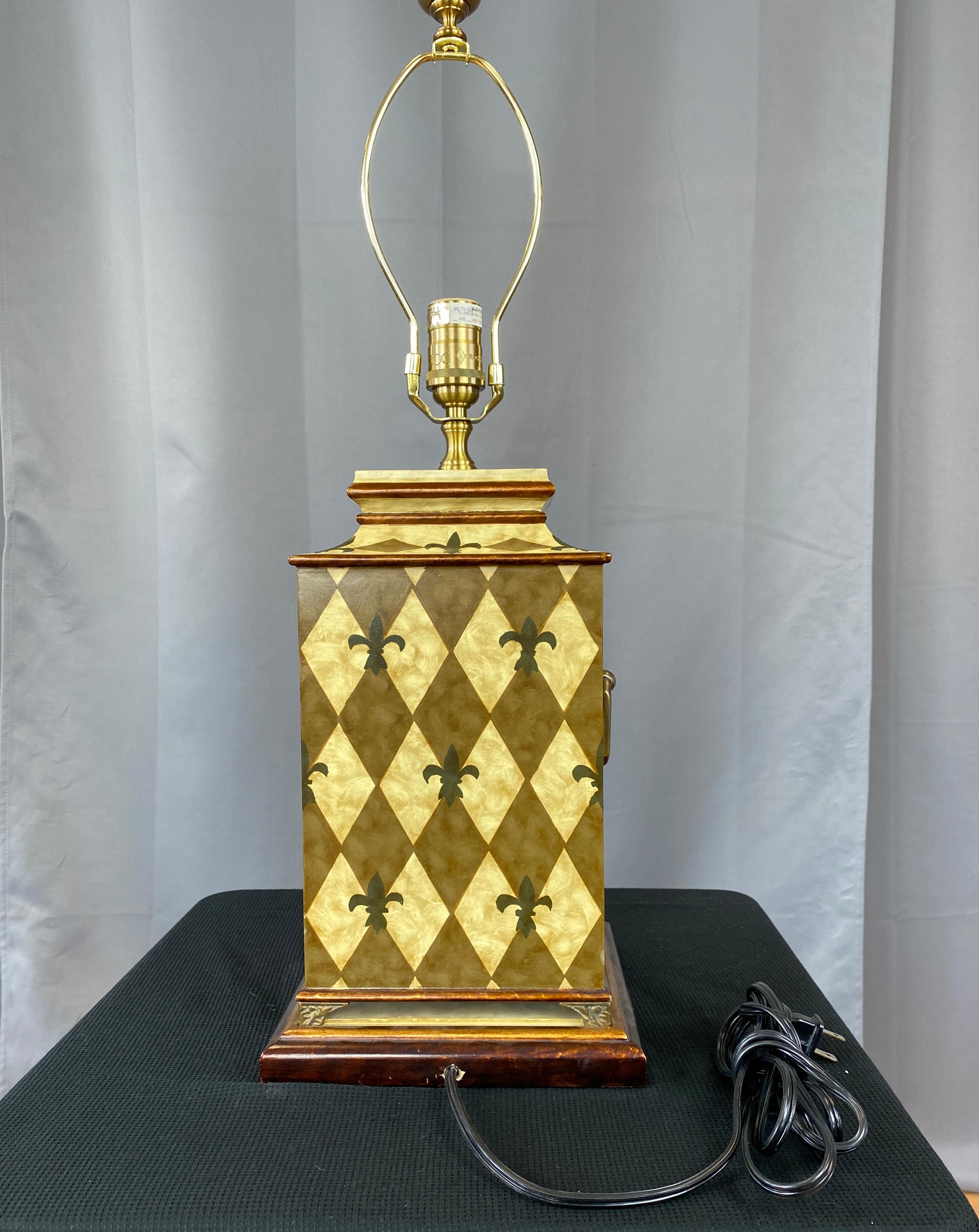 Contemporary Wildwood Florentine Style Table Lamp