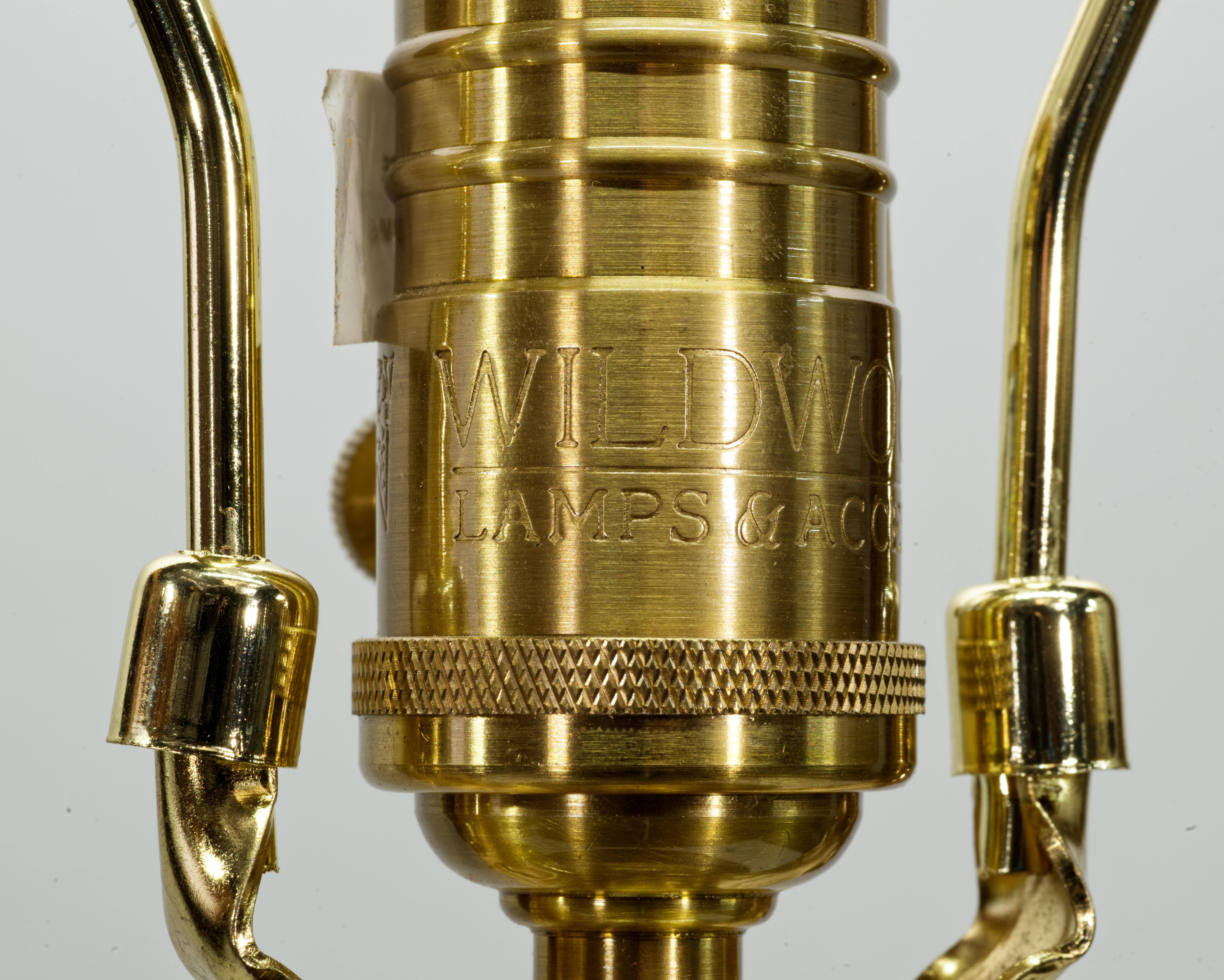 Wildwood Lamps, lampe de table en forme d'urne sculpturale en céramique d'époque en vente 2