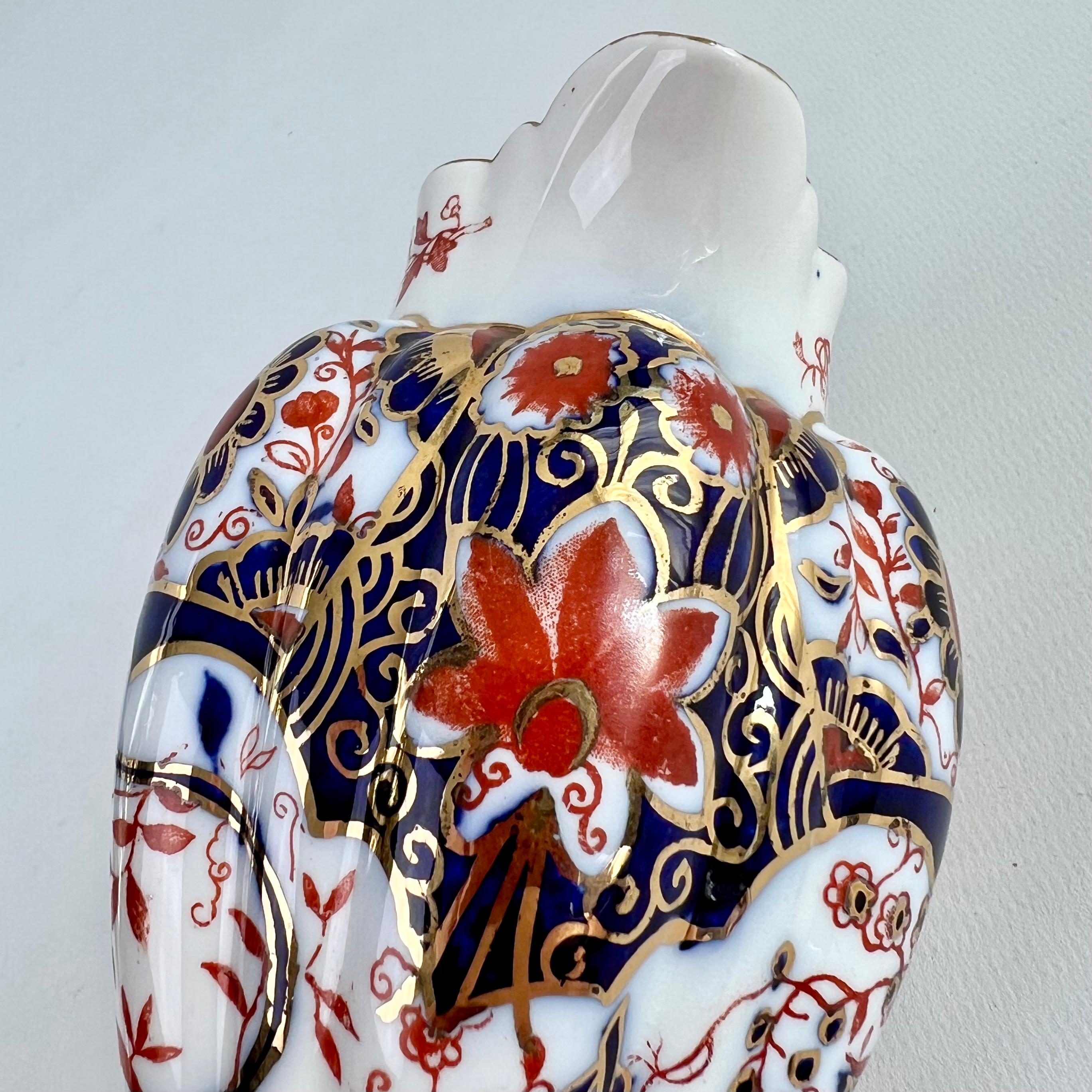 Wileman Milk Jug or Creamer, Japan Red & Blue Pattern Imari, Victorian 1890 1