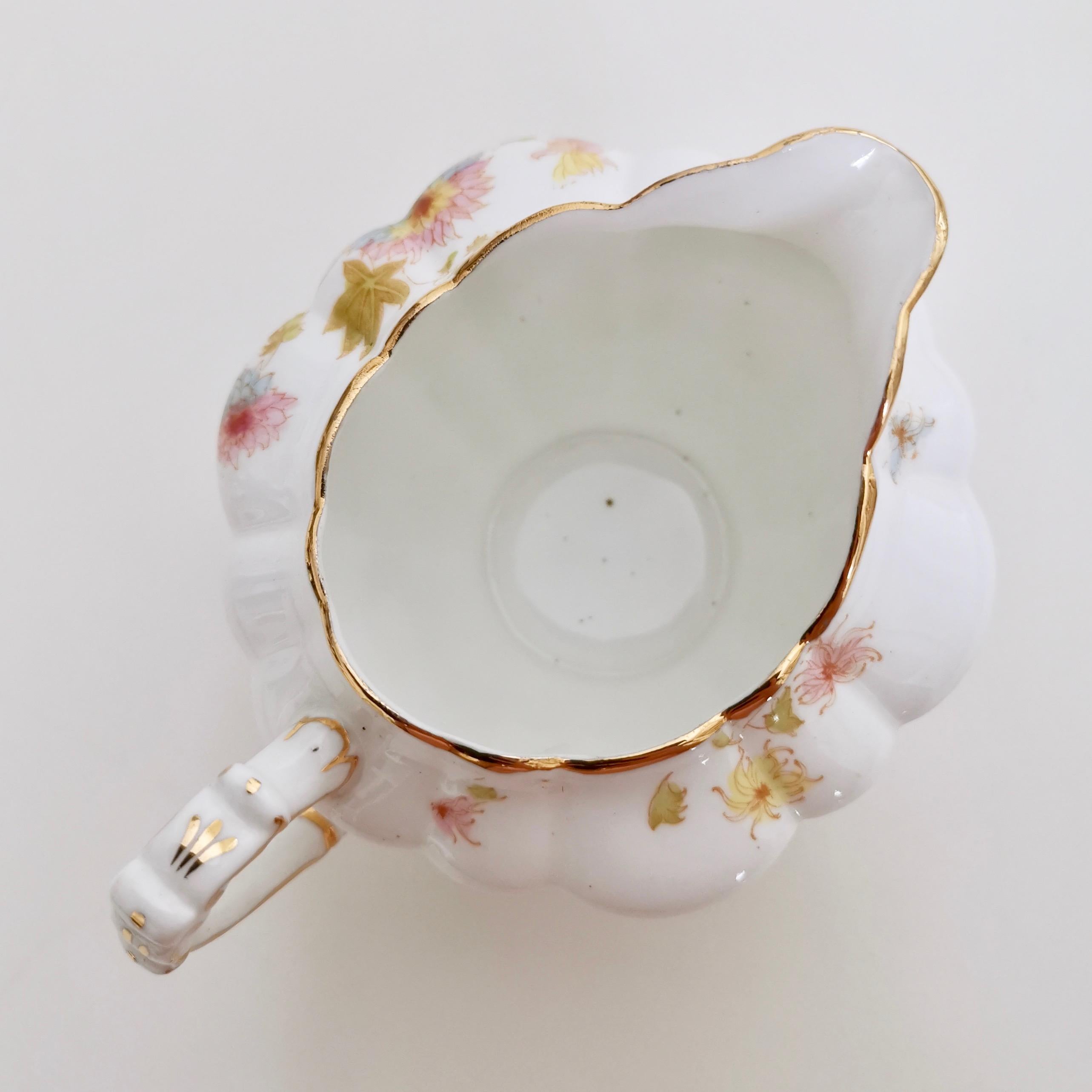 Wileman Porcelain Tea Set, Chrysanthemum, Pastel Colors, Art Nouveau, 1896 5