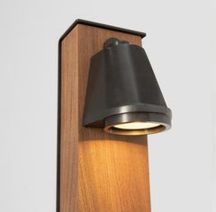 WILFORD WOOD 12V - LED polished brass - Afrormosia*