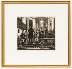 Wilfred Fairclough (1907-1996) - 1995 Radierung, Das Konzert
