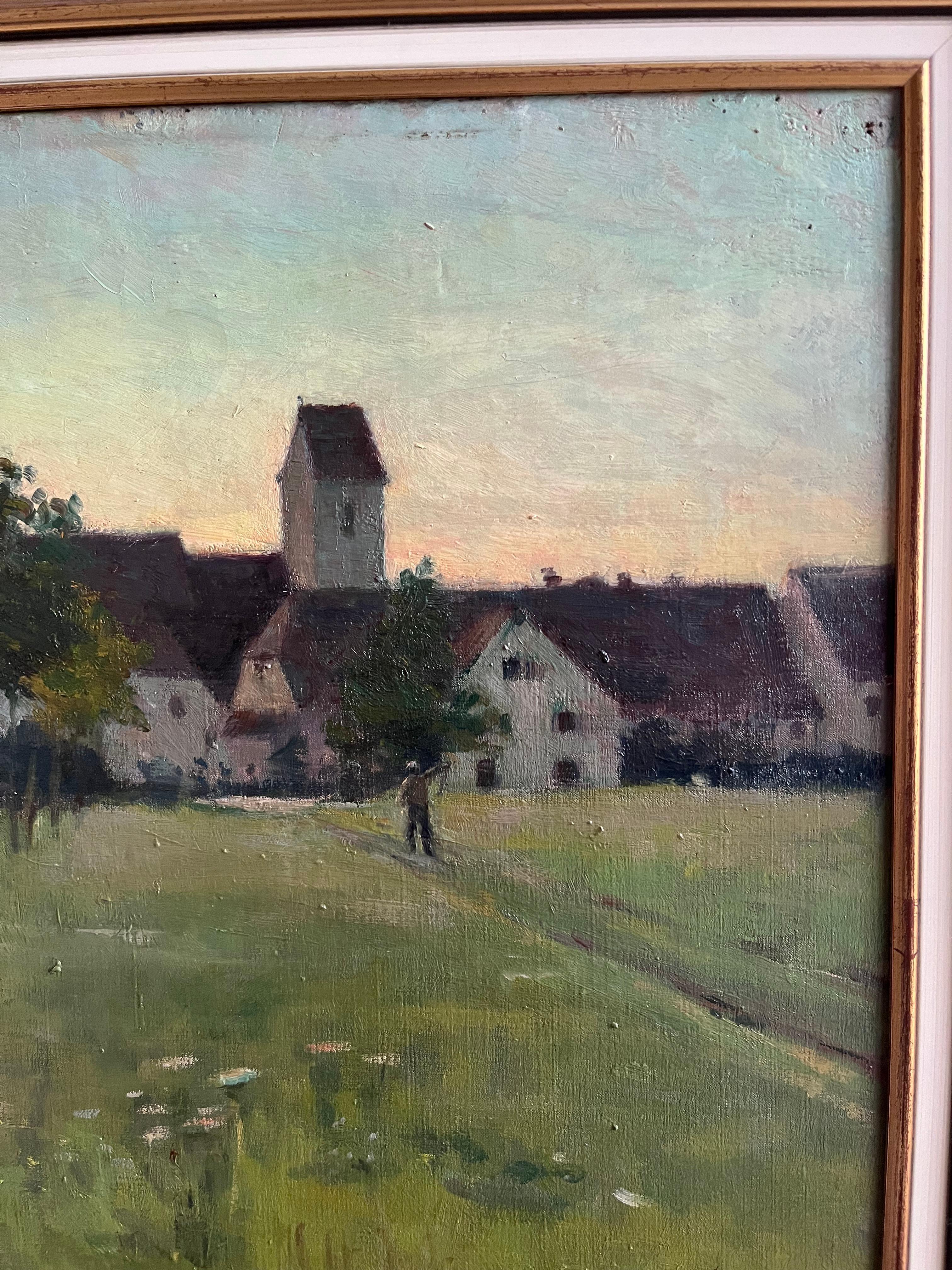Wilfred Gabriel de Glehn, britischer Impressionist Pleinair-Öl-Landschaft im Angebot 9