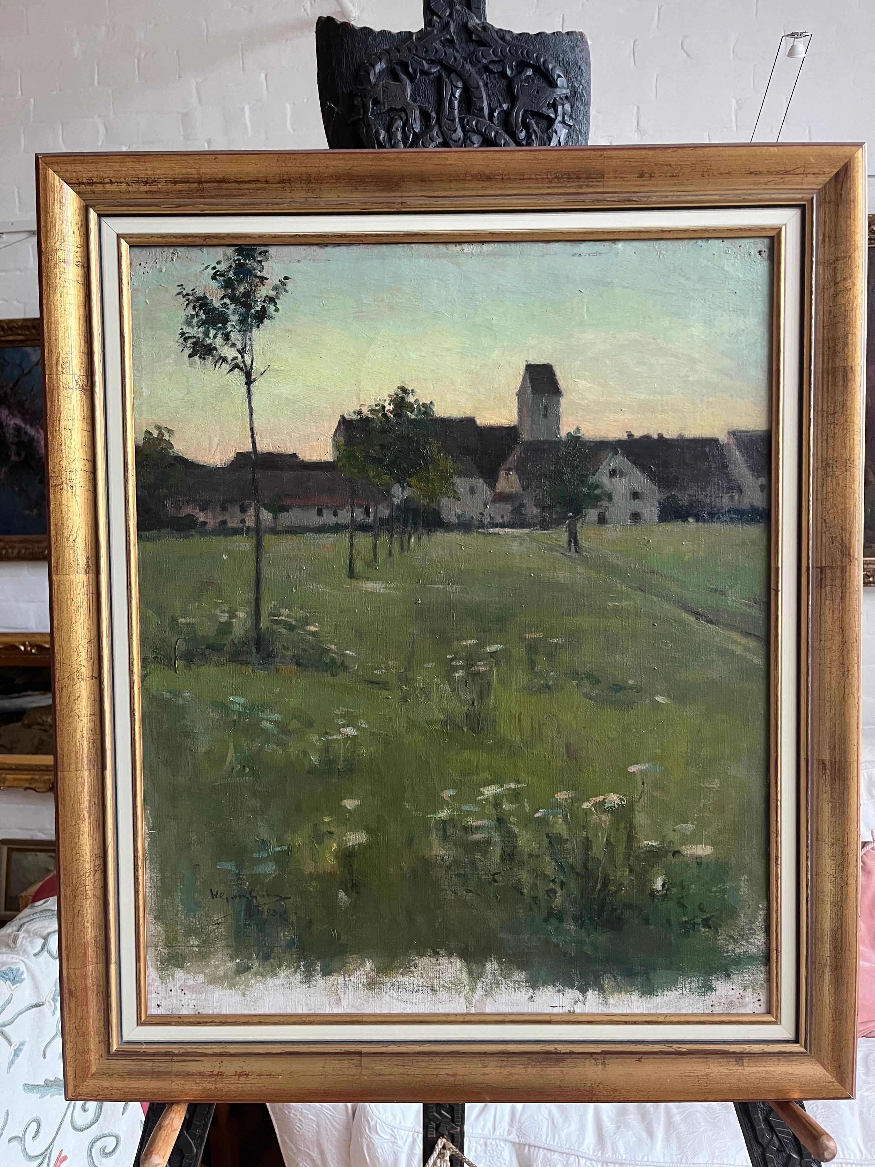 Wilfred Gabriel de Glehn, britischer Impressionist Pleinair-Öl-Landschaft im Angebot 2