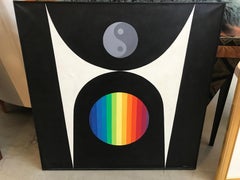 Wilfred Machin 1966 Magna Kunststoff Yin Yang