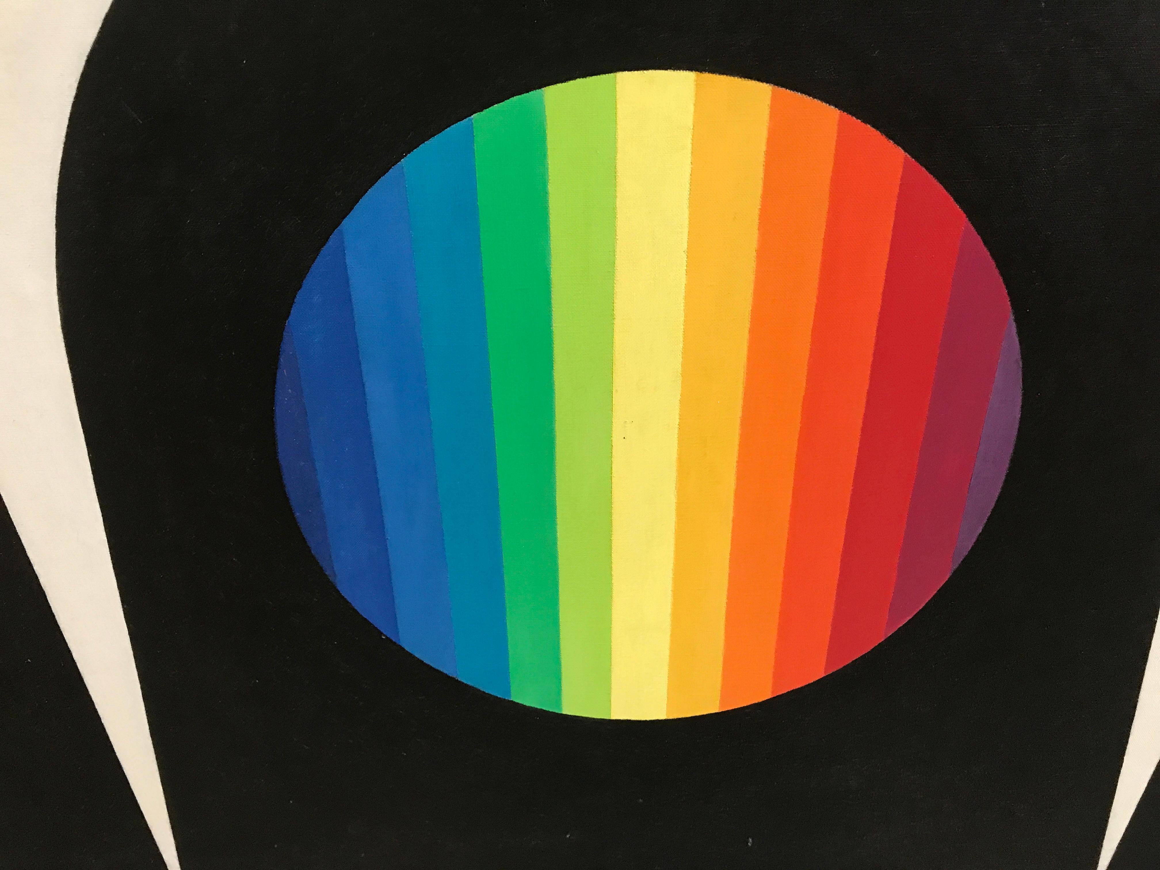American Wilfred Machin 1966 Magna Plastic Yin Yang For Sale
