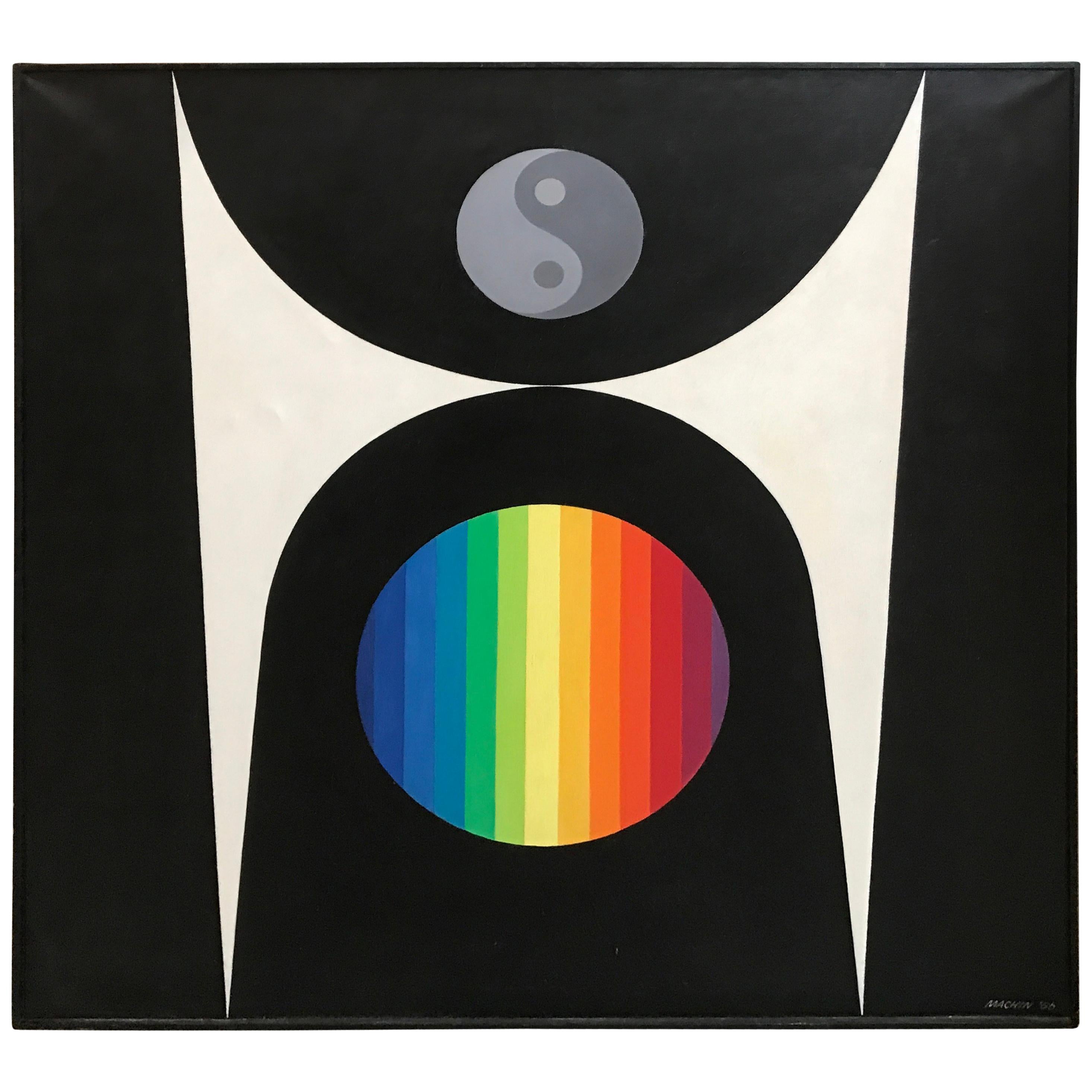 Wilfred Machin 1966 Magna Kunststoff Yin Yang