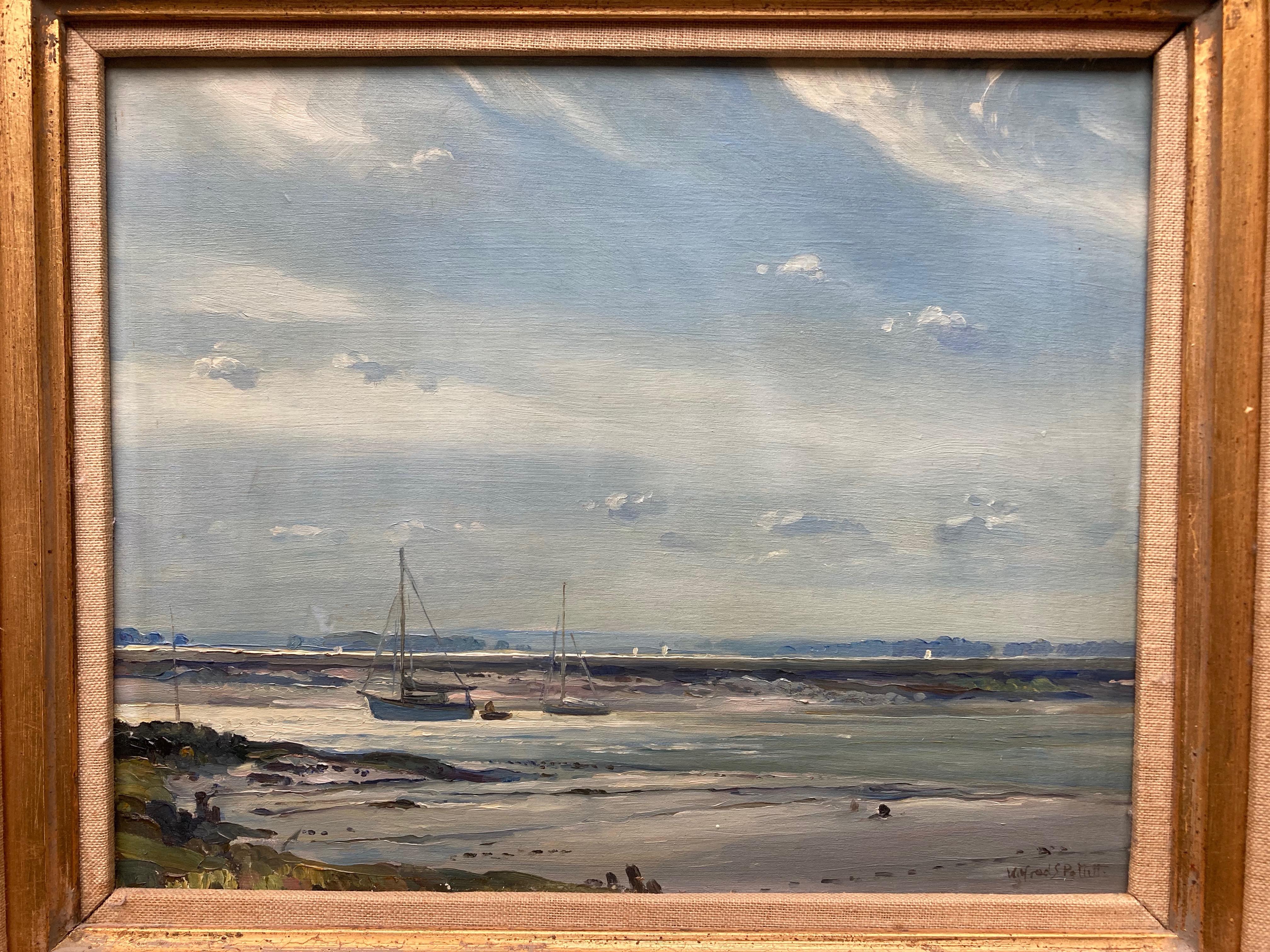 Wilfred Stanley Pettitt, The Blackwater from Bradwell Quay For Sale 1