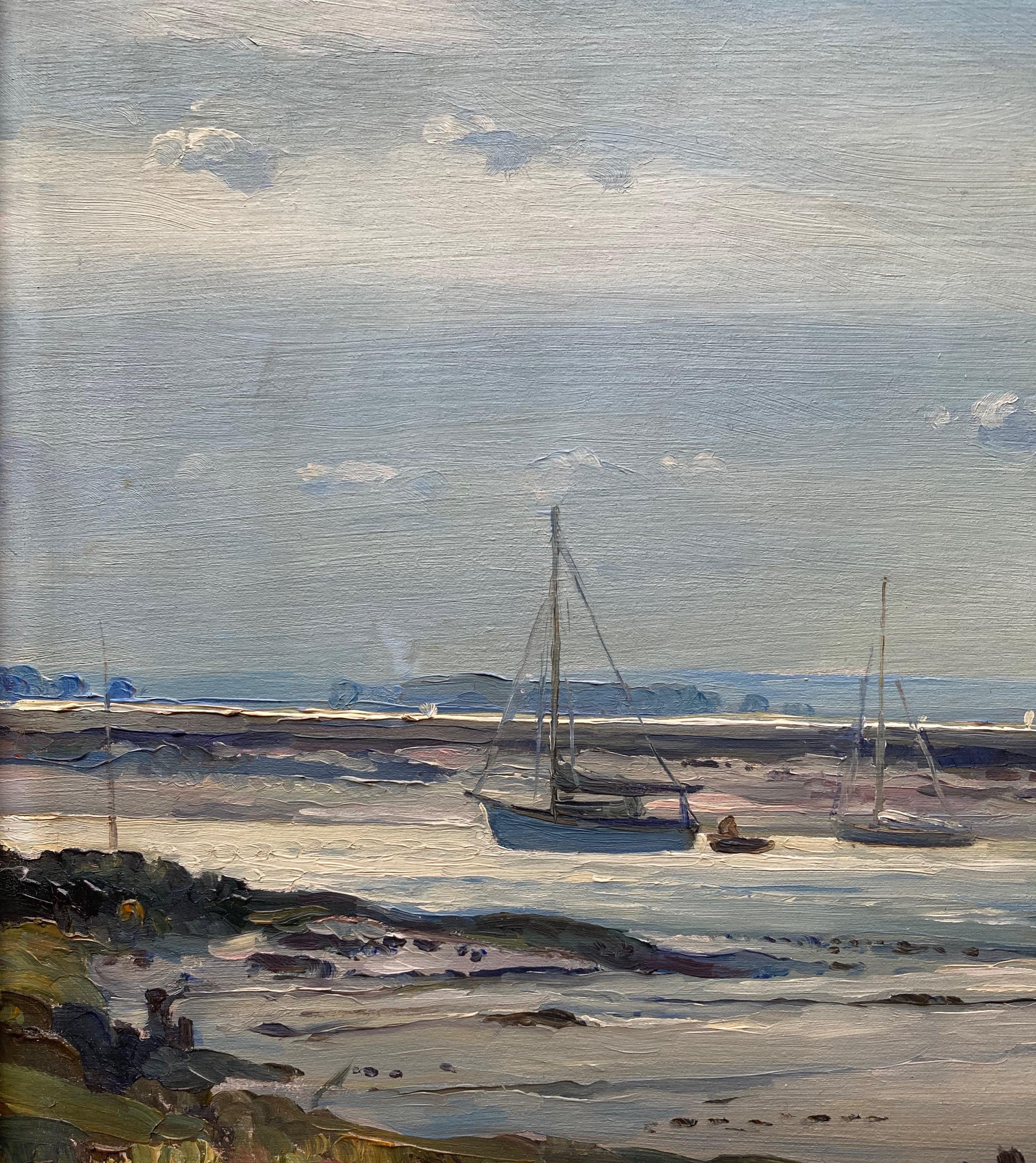 Wilfred Stanley Pettitt, The Blackwater from Bradwell Quay For Sale 3