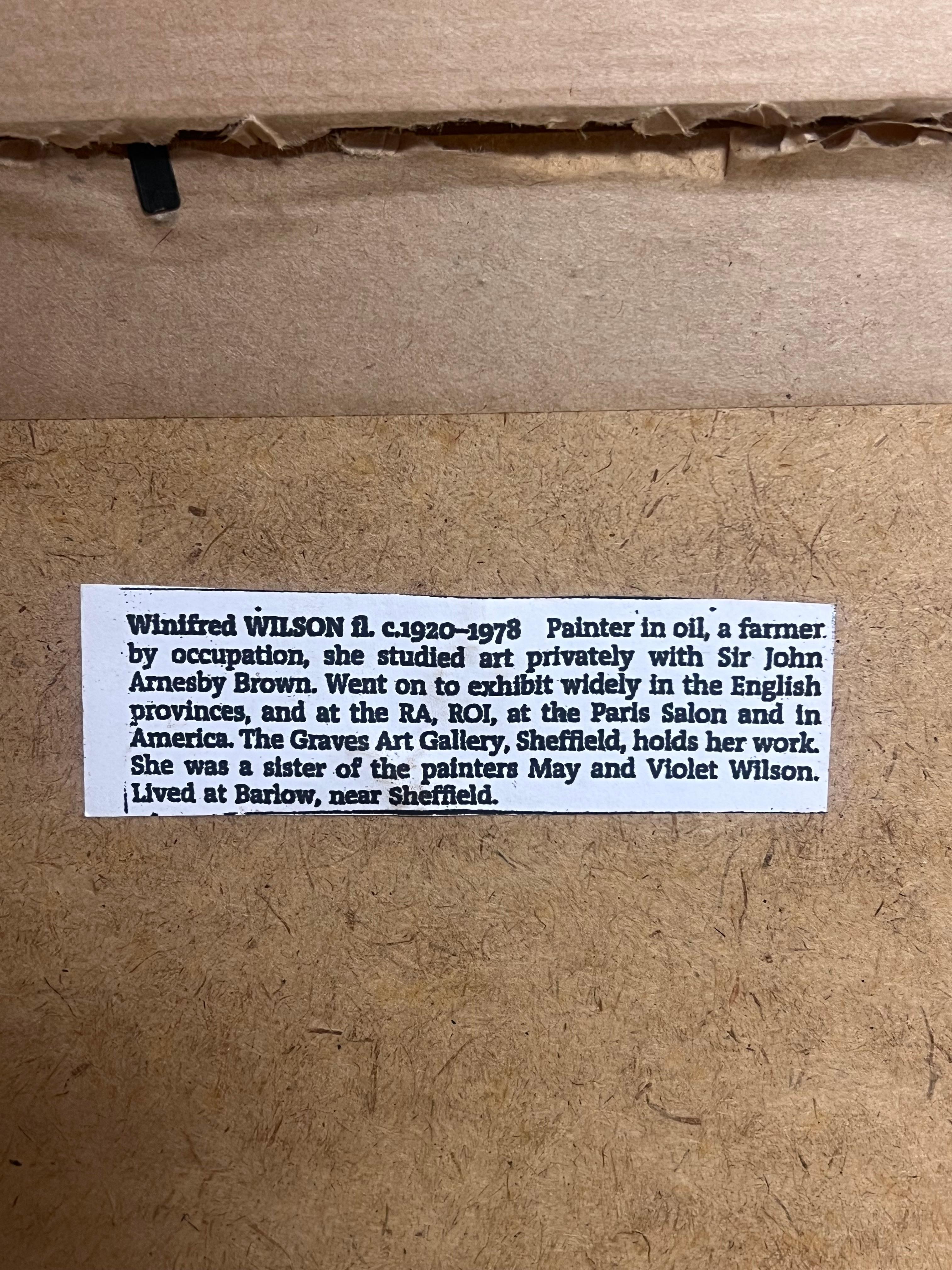 The Haycart Mitte des 20. Jahrhunderts English Impressionist Signiert Ölgemälde im Angebot 3