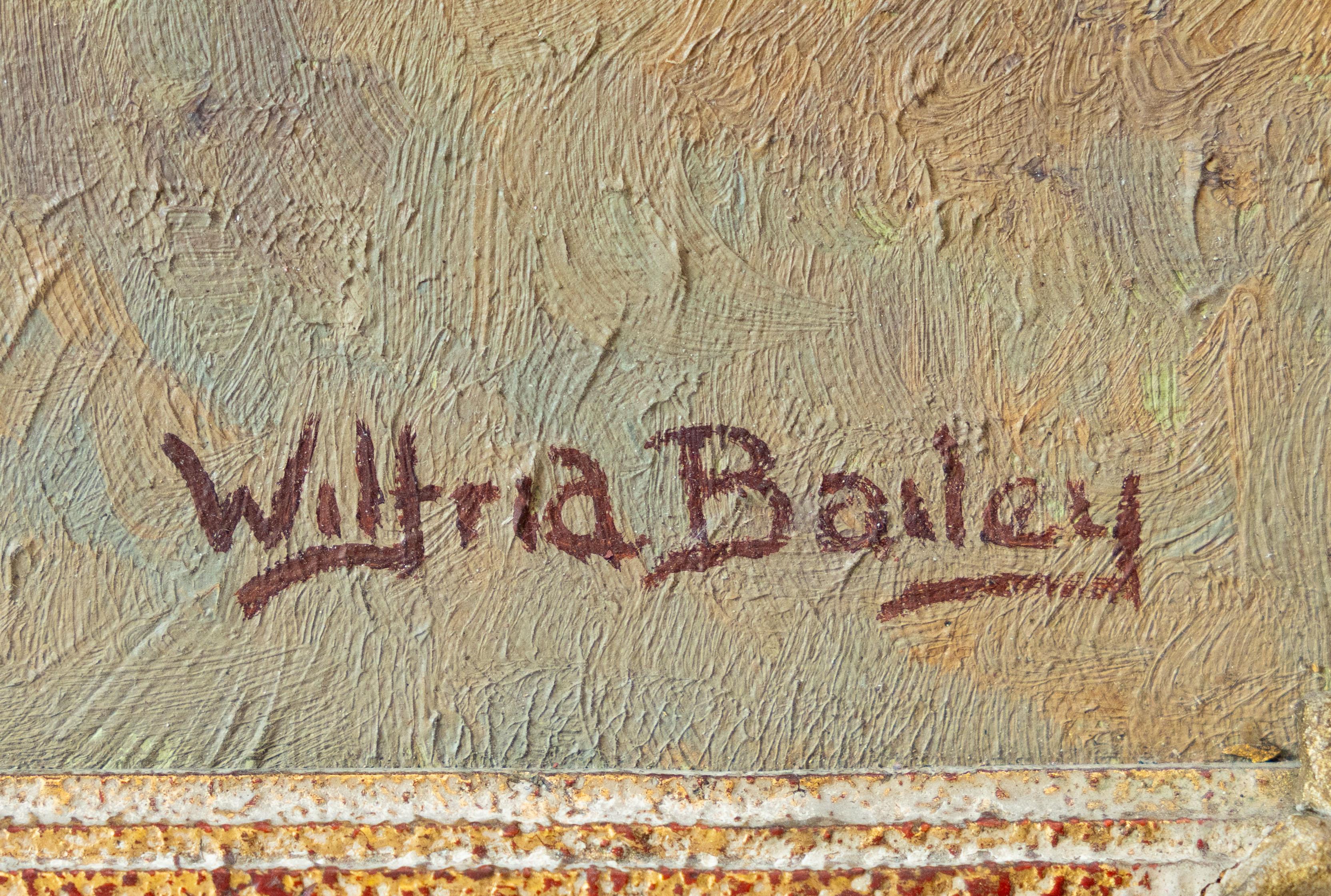 Cheval près d'un paysage - Painting de Wilfrid Bailey 
