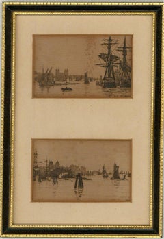 Wilfrid Williams Ball RE ROI (1853-1917) - Six Views of the Thames