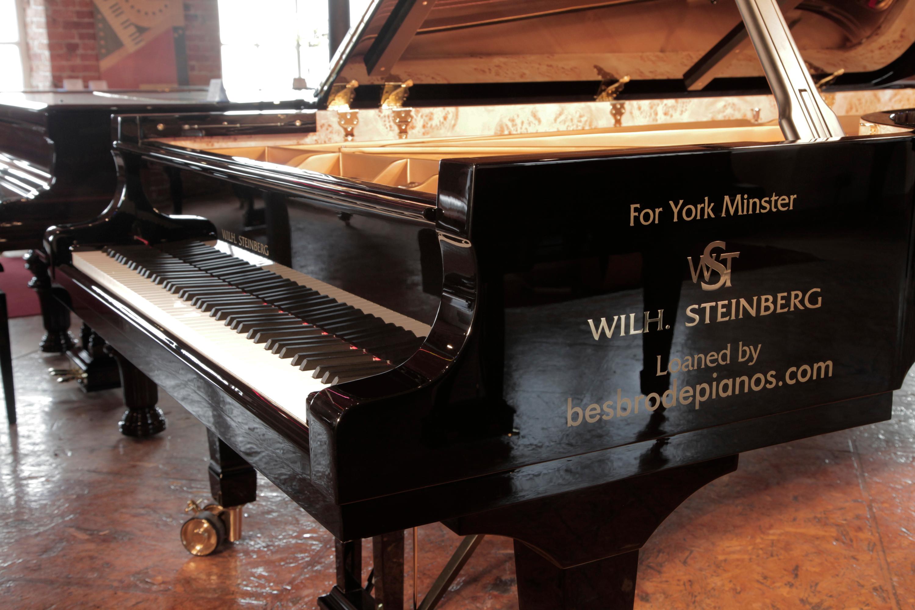 Chinese Wilh Steinberg WS-D275 Concert Grand Piano Bespoke For York Minster For Sale