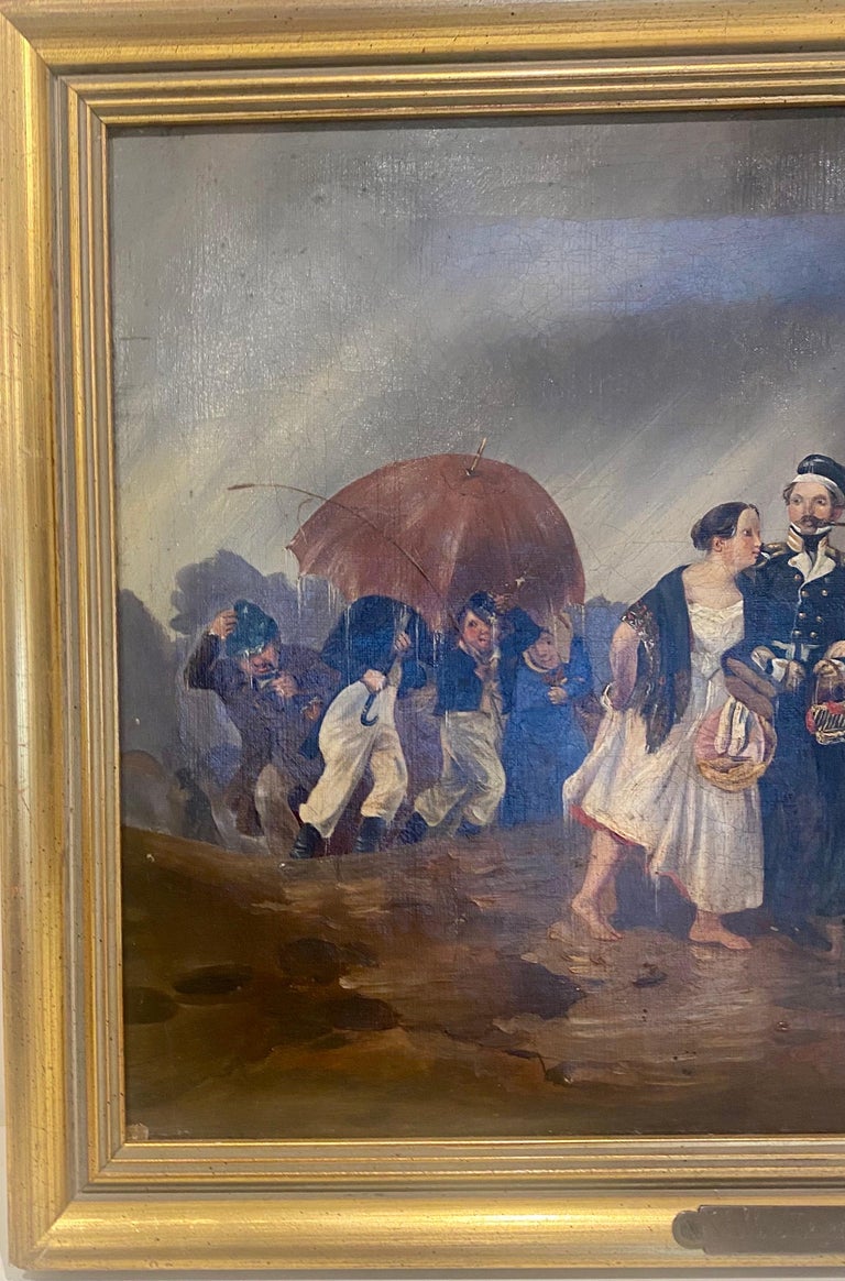 Wilhelm Alexander Meyerheim Walking in the Rain For Sale at 1stDibs