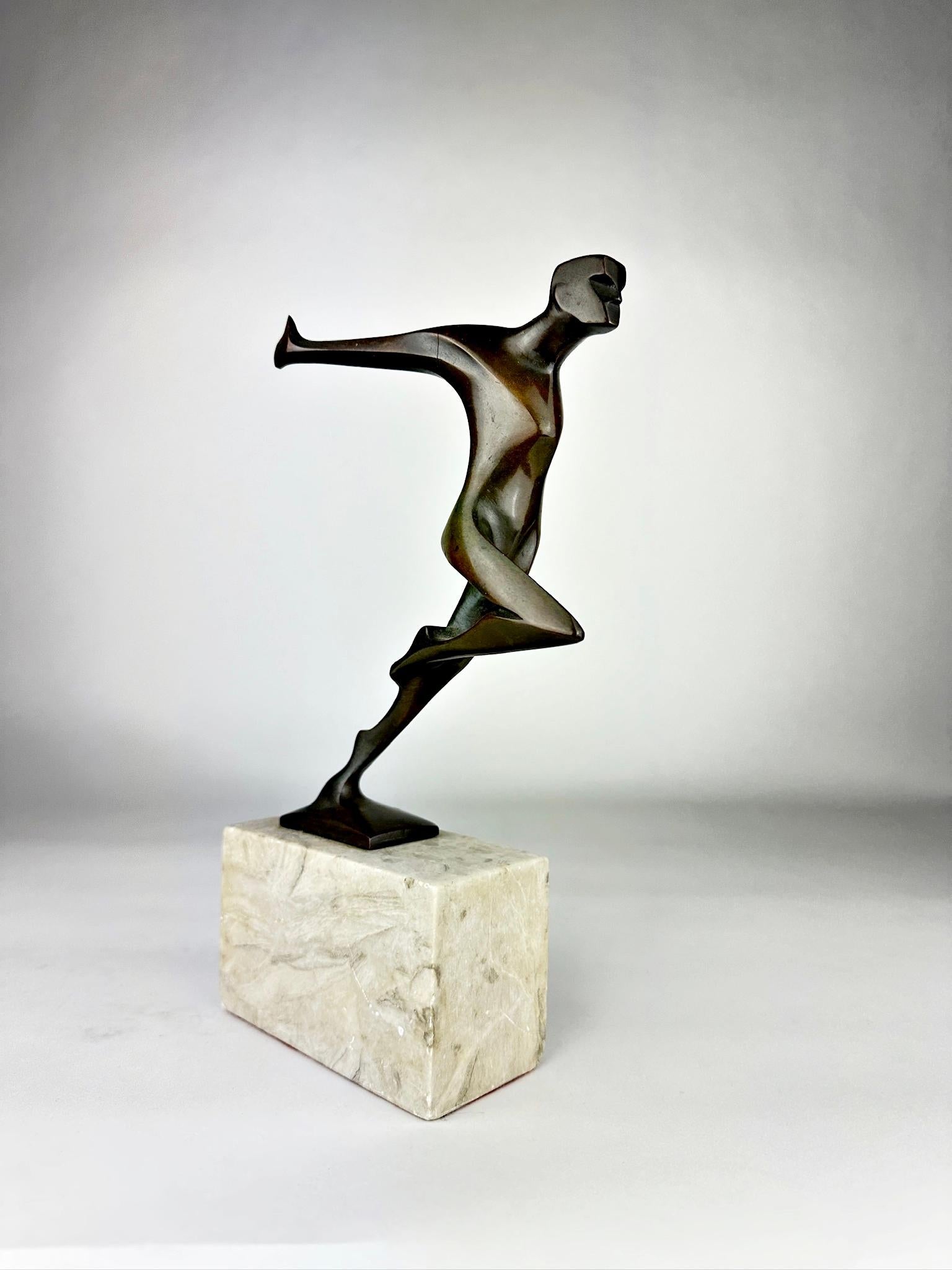 Das Testament, signiert Art Deco Bronze, Deutschland, 1930er Jahre im Angebot 5