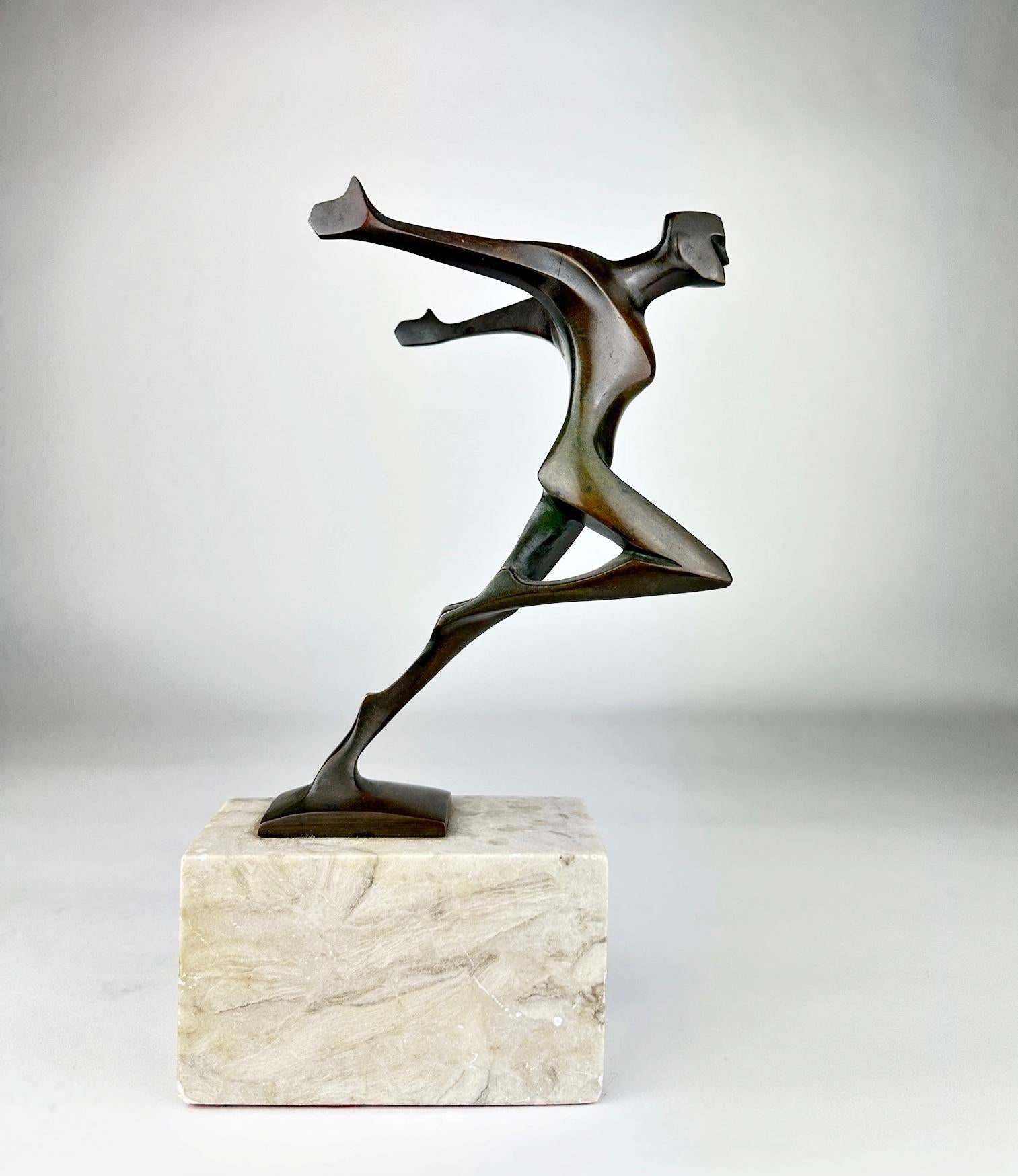 Das Testament, signiert Art Deco Bronze, Deutschland, 1930er Jahre im Angebot 4