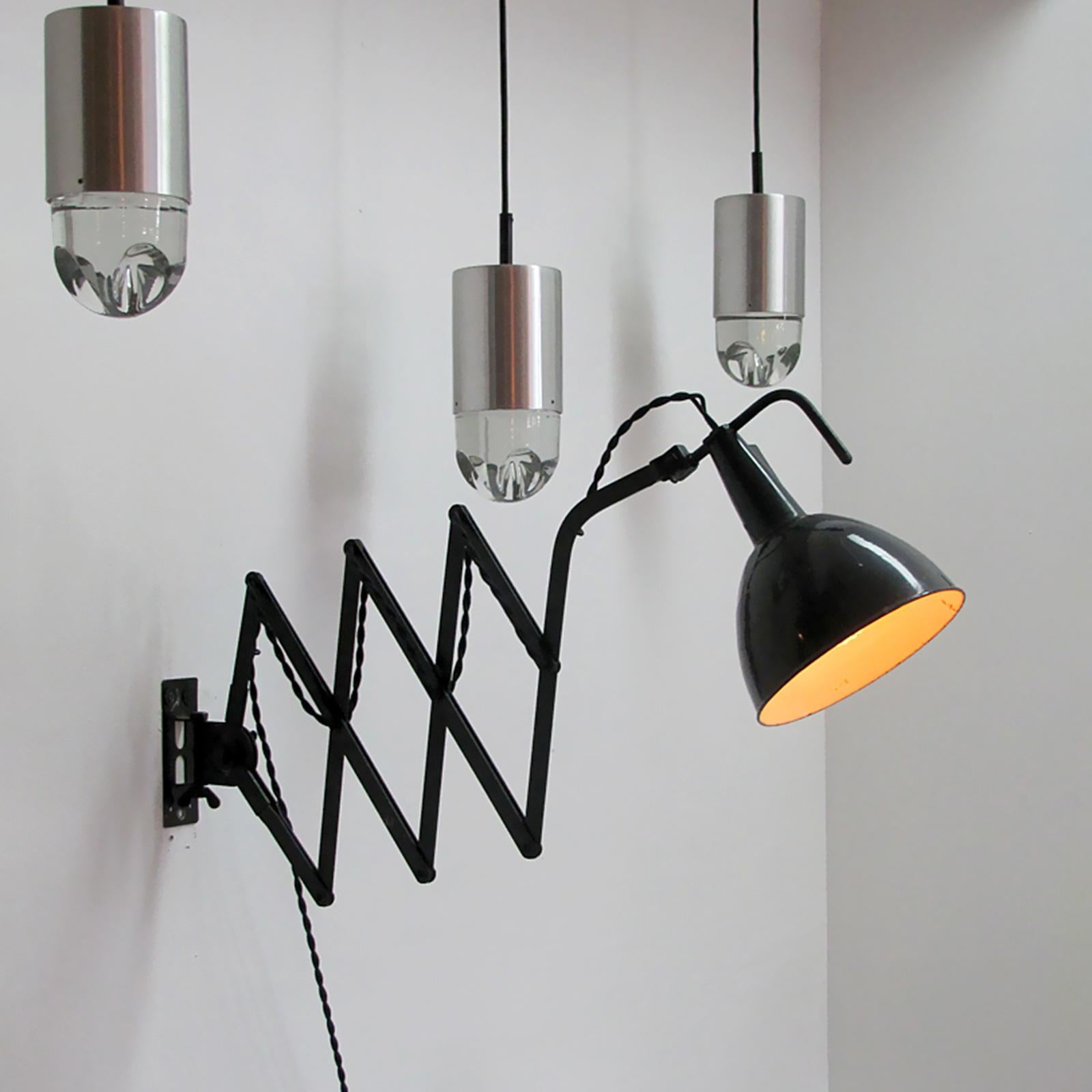 Lampe murale à ciseaux Wilhelm Bader, 1930 en vente 1