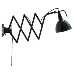Wilhelm Bader Scissor Wall Lamp, 1930