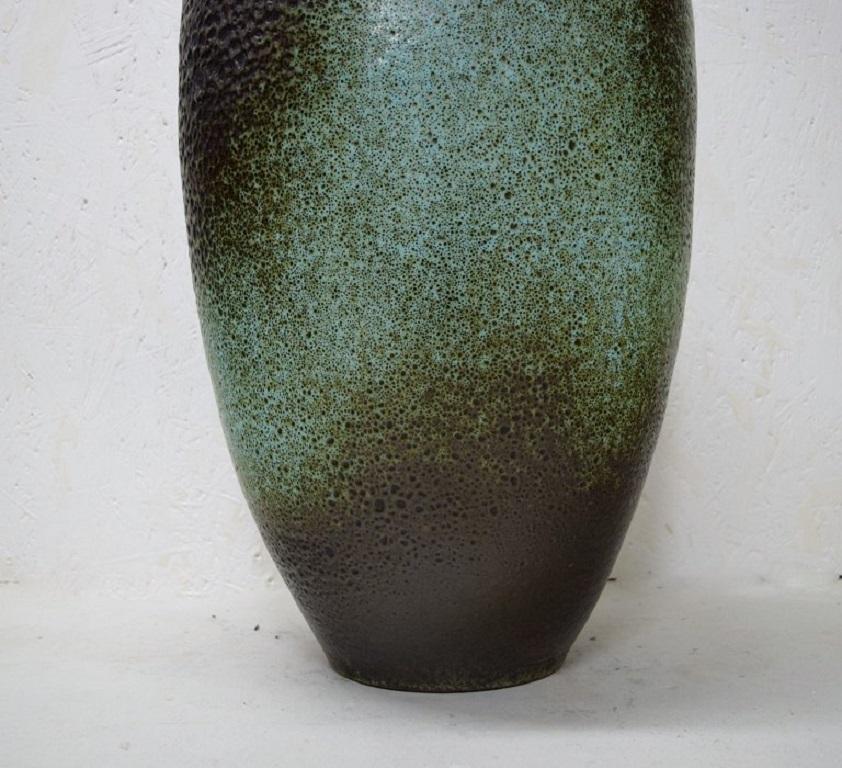 Wilhelm & Elly Kuch, Germany, Colossal Floor Vase in Glazed Ceramics, 1960s 1