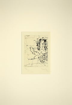 Composition - Gravure de W. Freddie - 1961