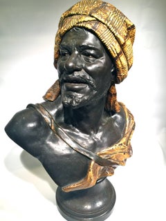 Wilhelm Giesecke Austria Bust in Patinated Bronze, 1914