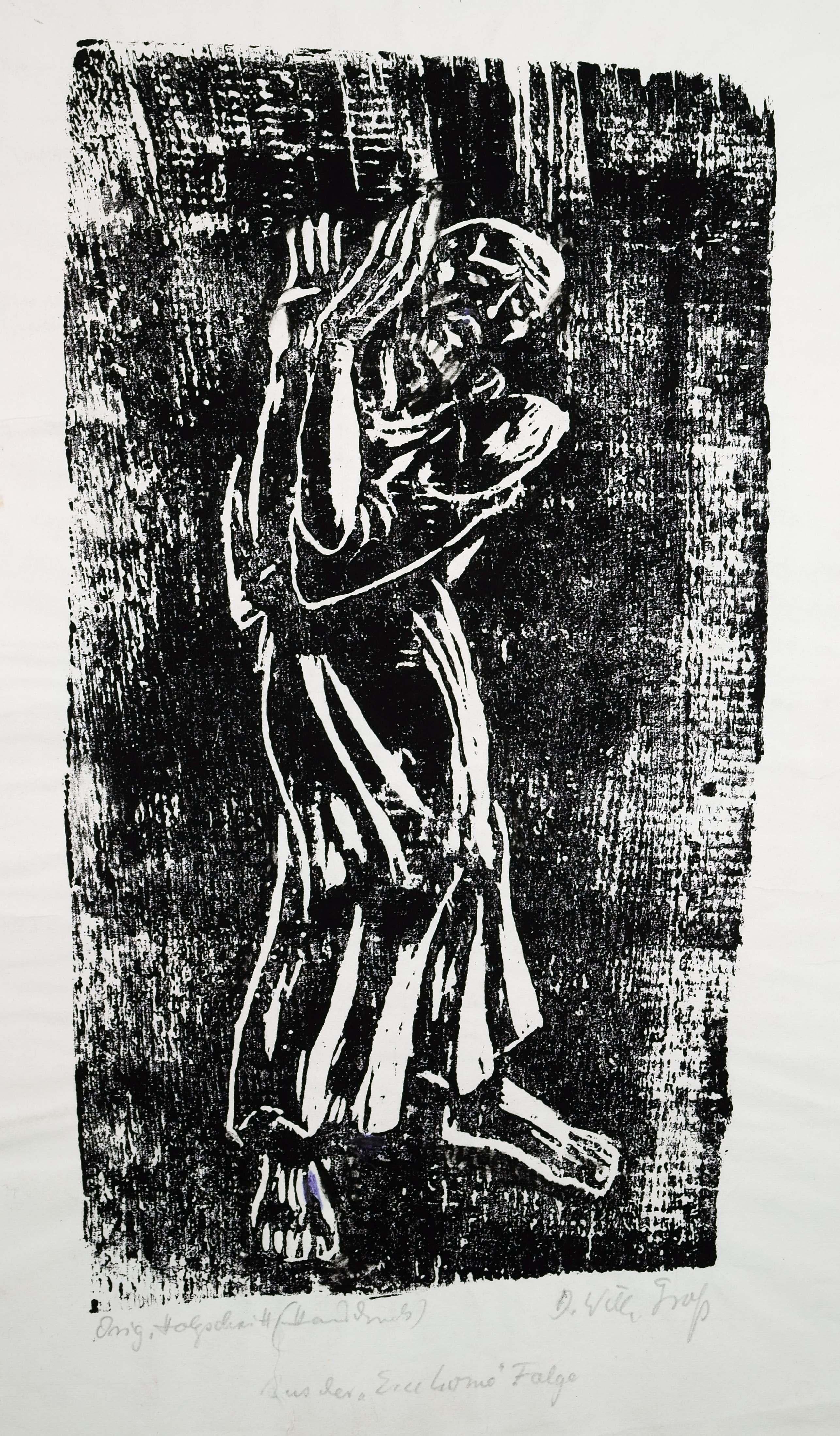Print de Wilhelm Gross - El Profeta / - La carga del Profeta -