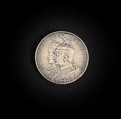 Wilhelm II 1901 Zwei Mark Coin – Historical German Collectible - 2Y104
