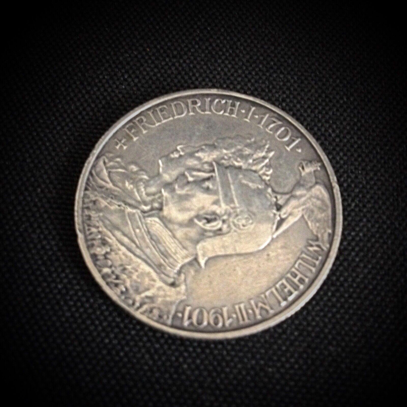 Français Wilhelm II 1901 Zwei Mark Coin - Pièce de collection historique allemande - 2Y104 en vente