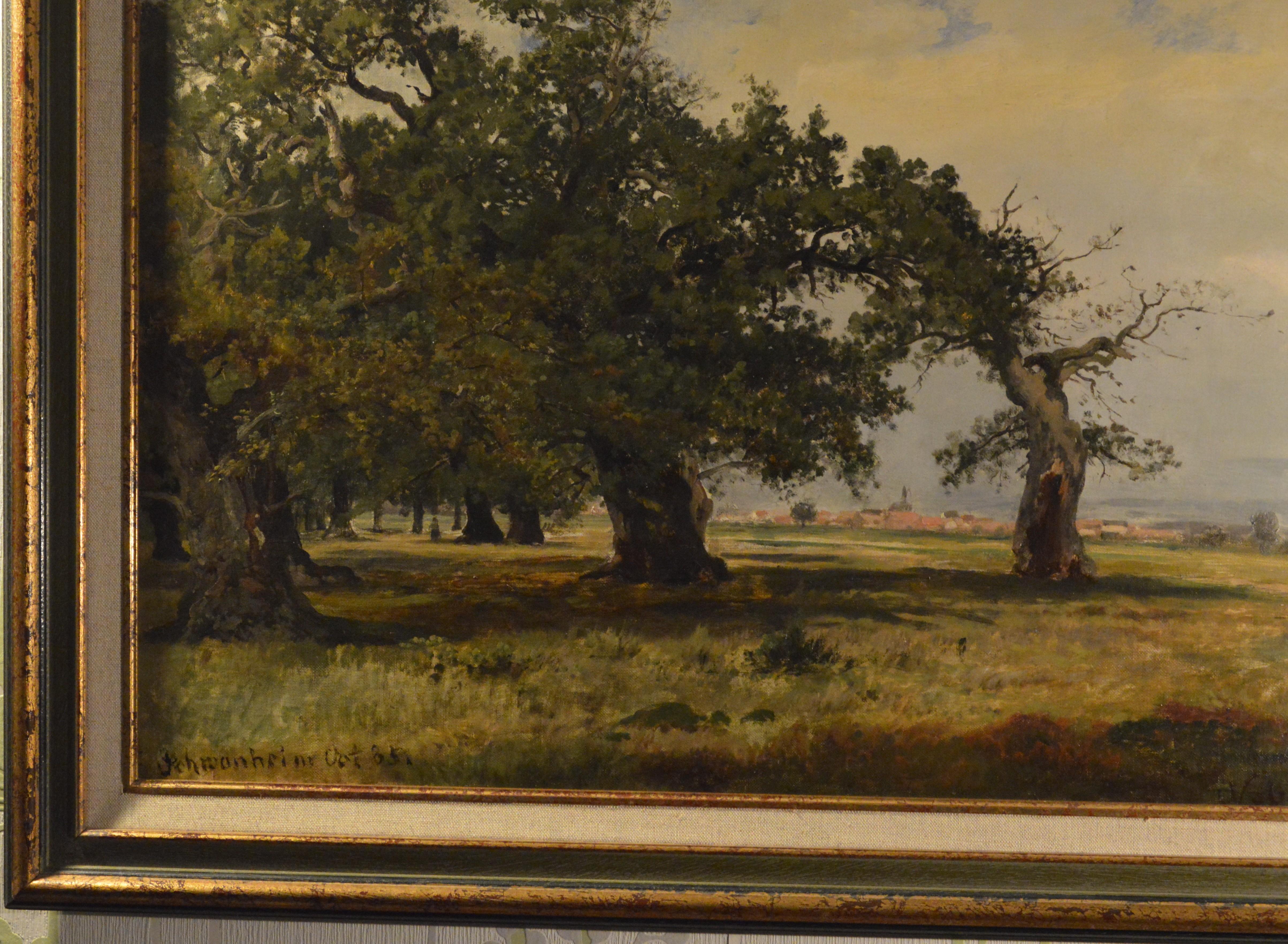 Landscape - Painting de Wilhelm Julius August Nabert