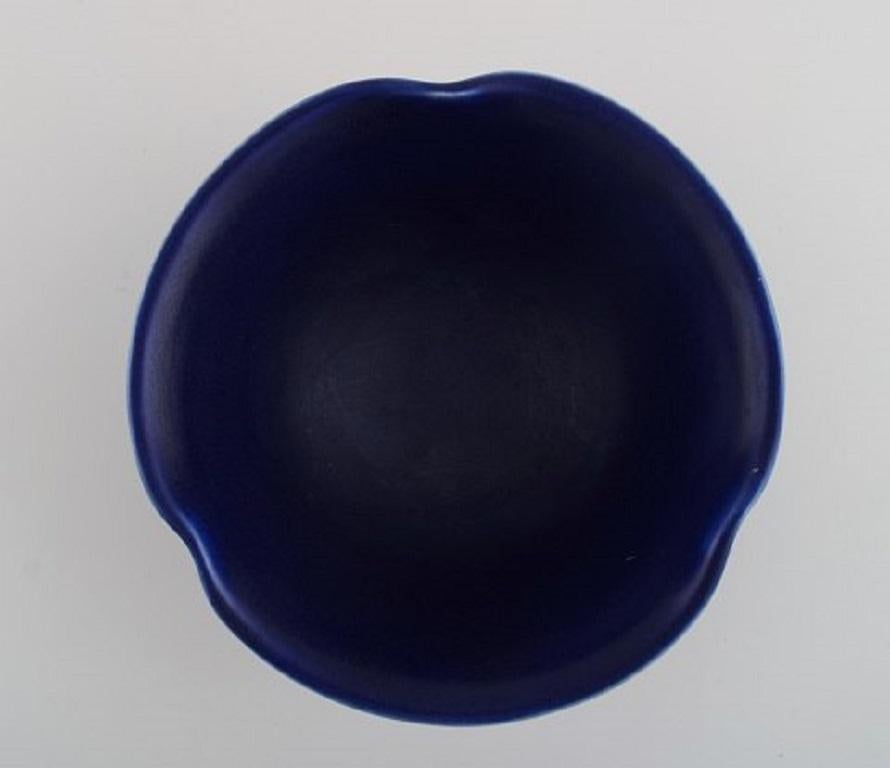 Swedish Wilhelm Kåge for Farsta, Unique Bowl in Glazed Ceramics For Sale