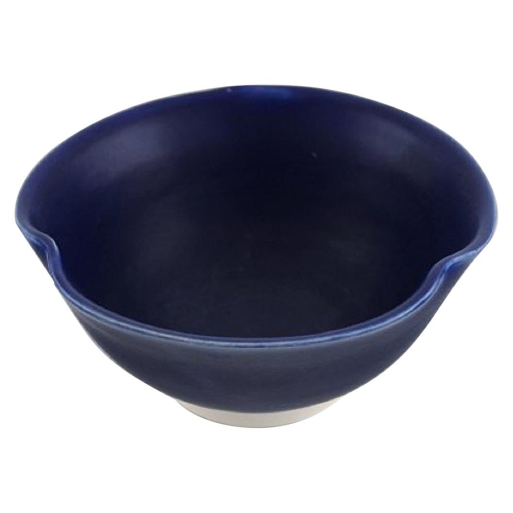 Wilhelm Kåge for Farsta, Unique Bowl in Glazed Ceramics