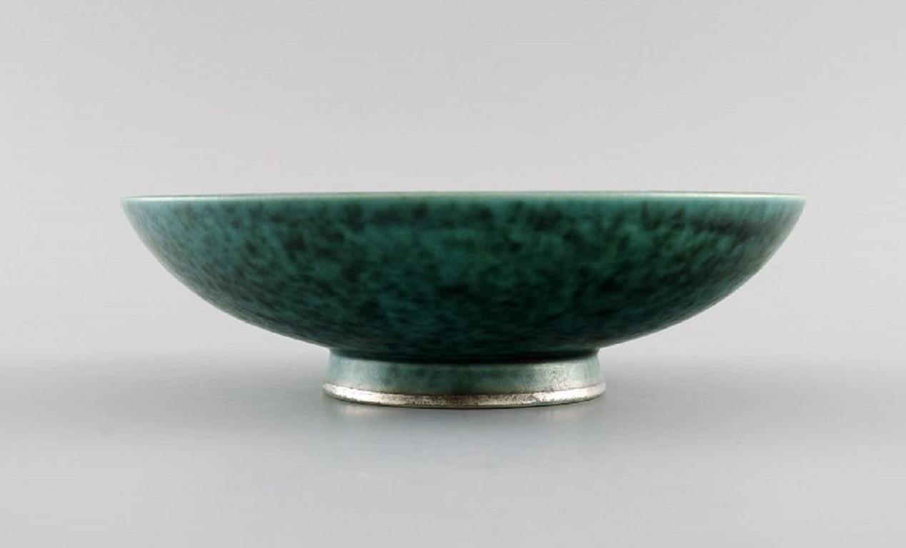 Glazed Wilhelm Kåge '1889-1960' for Gustavsberg, Argenta Art Deco Bowl