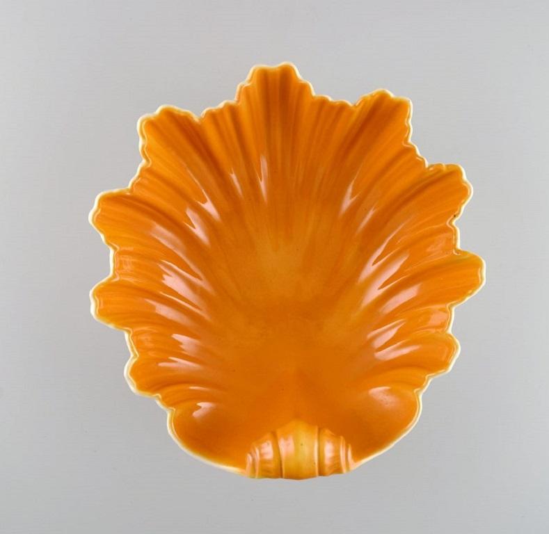 Swedish Wilhelm Kåge for Gustavsberg, Faience Bowl Shaped like a Seashell For Sale