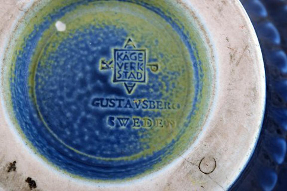20th Century Wilhelm Kåge ‘1889-1960’ for Gustavsberg, Large Bowl of Stoneware For Sale