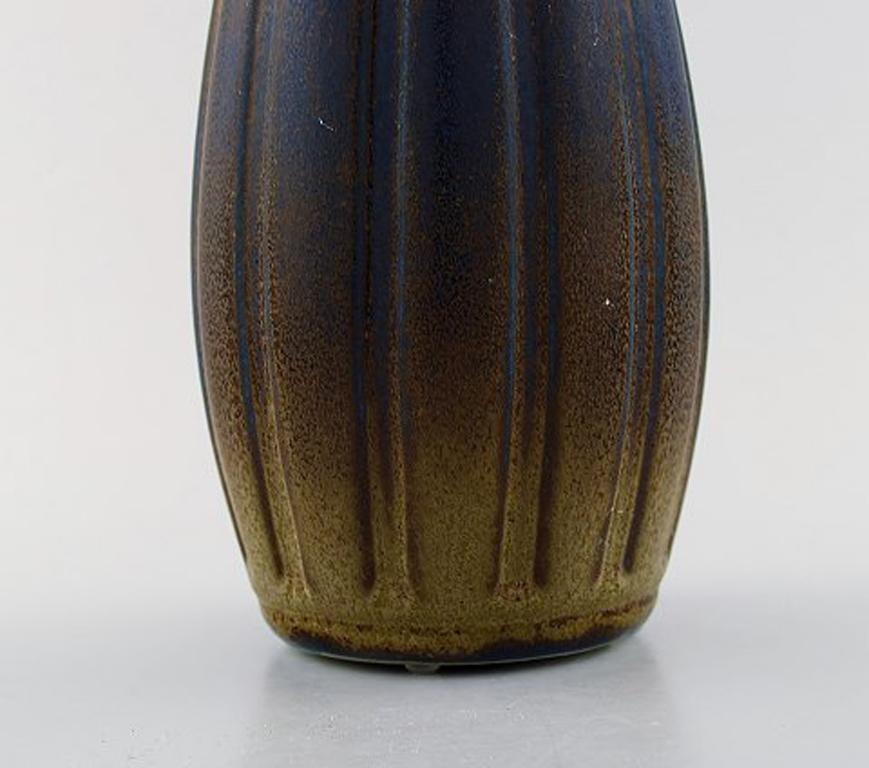 Swedish Wilhelm Kåge for Gustavsberg. Large Vase of Stoneware