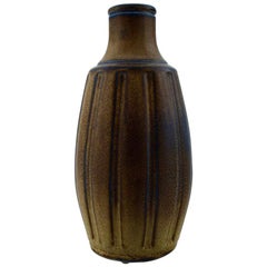 Wilhelm Kåge for Gustavsberg. Large Vase of Stoneware