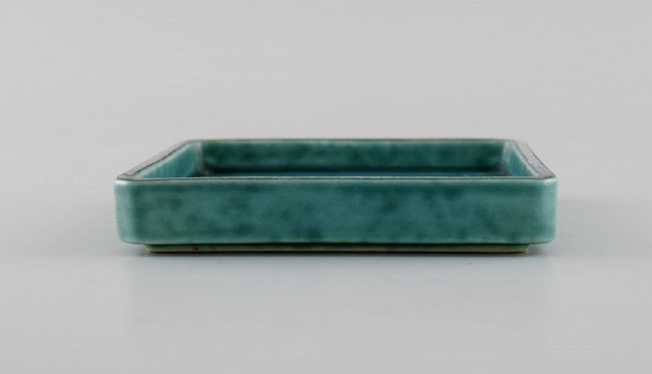 Wilhelm Kåge for Gustavsberg, Three Argenta Art Deco Dishes In Excellent Condition In Copenhagen, DK