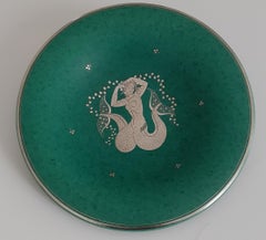 Piatto Wilhelm Kage 1035 I 'ARGENTA' per Gustavsberg Svezia 1950 Marcato