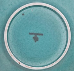 Wilhelm Kage Dish ceramic 'Argenta' for Gustavsberg Sweden 1940s Marked