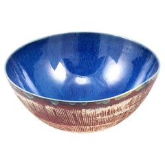 Retro Wilhelm Kage, "Farsta" Different faces Bowl, the Gustavsberg, Sweden, 1946